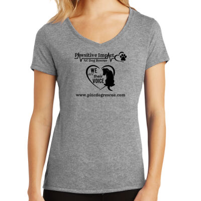 DM1350L - Ladies Tri-Blend V-neck T-shirt Thumbnail